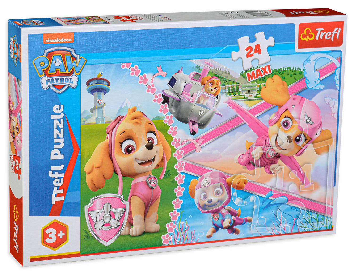 Пъзел Trefl от 24 макси части - Пес Патрул, Героичната Скай