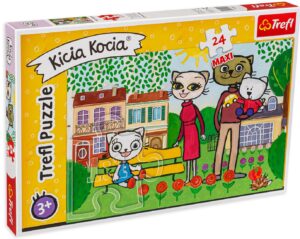 Пъзел Trefl от 24 макси части - Семейна разходка