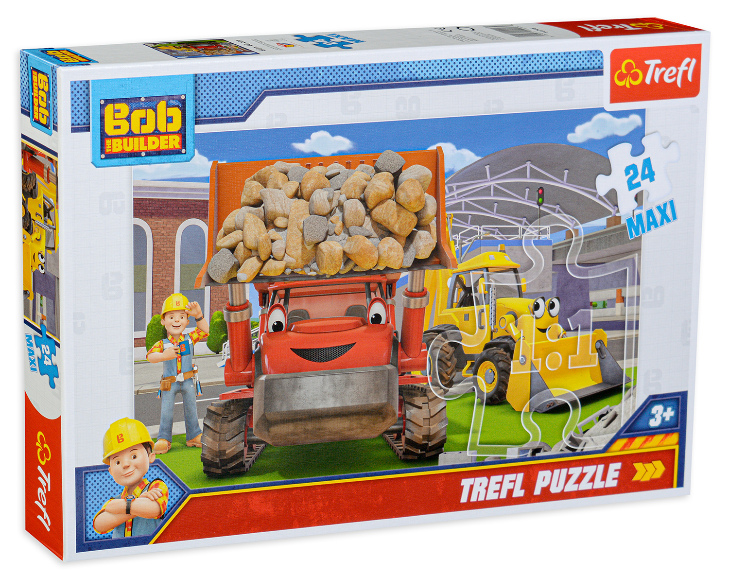 Пъзел Trefl от 24 макси части - Строителят Боб
