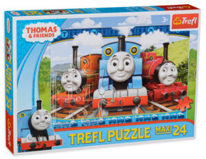 Пъзел Trefl от 24 макси части - Томас Веселия локомотив