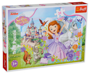 Пъзел Trefl от 24 макси части - Цветния свят на София Първа