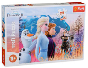 Пъзел Trefl от 24 макси части - Замръзналото кралство 2, Магическо пътешествие