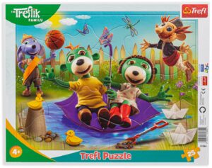 Пъзел Trefl от 25 части - Семейство Трефлик