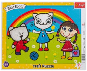 Пъзел Trefl от 25 части - Слънчев ден с Кити Кит