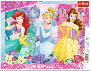 Пъзел Trefl от 25 части - Вълшебните принцеси