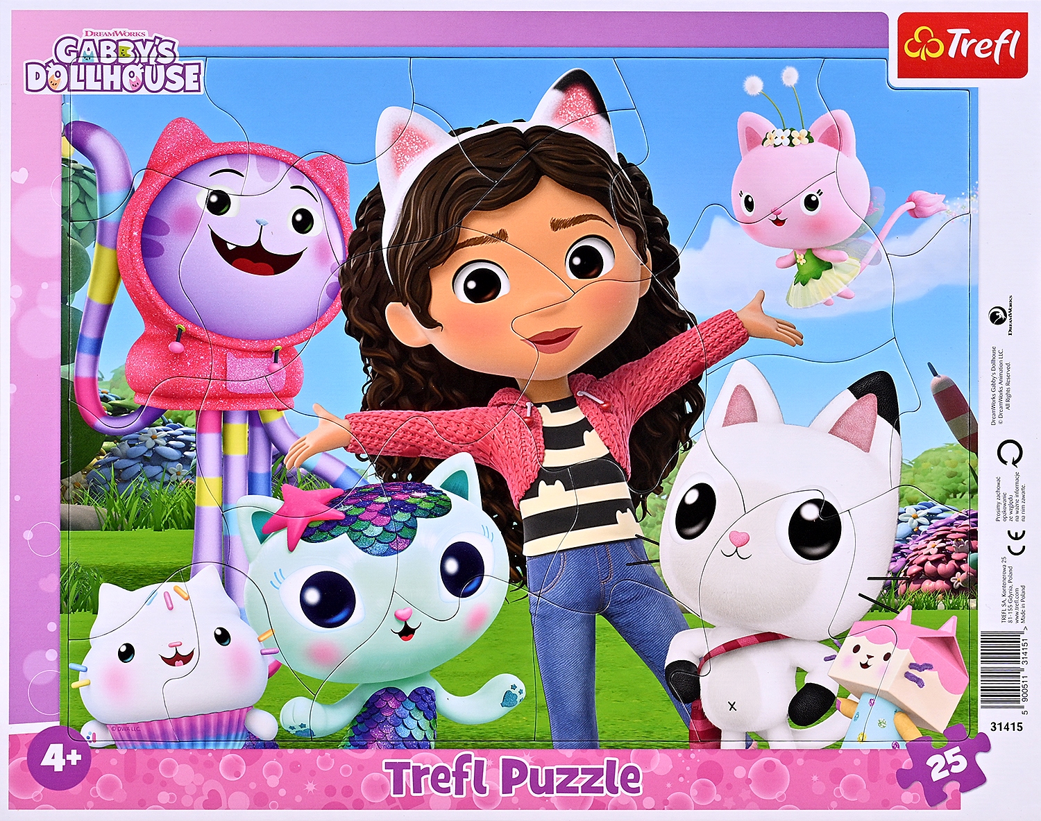 Пъзел Trefl от 25 части - Запознайте се с Габи