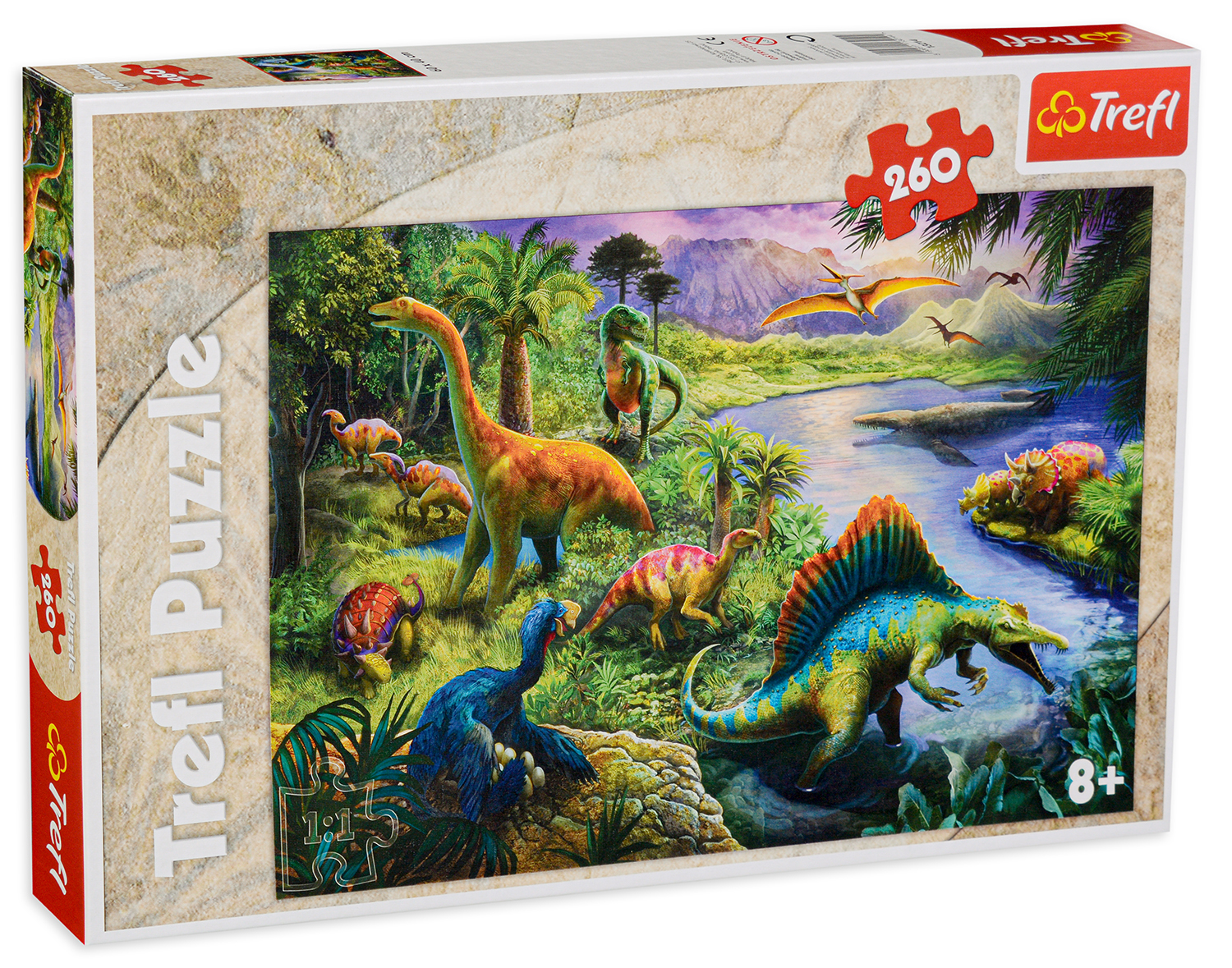 Пъзел Trefl от 260 части - Динозаври