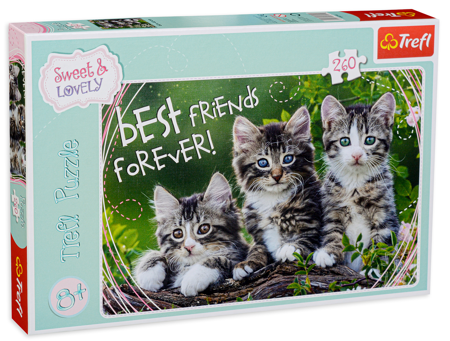 Пъзел Trefl от 260 части - Котешки лапи