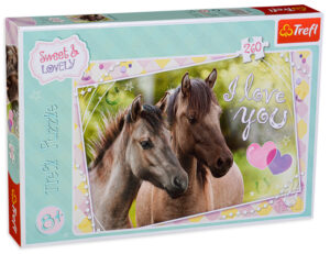 Пъзел Trefl от 260 части - Обичаме коне