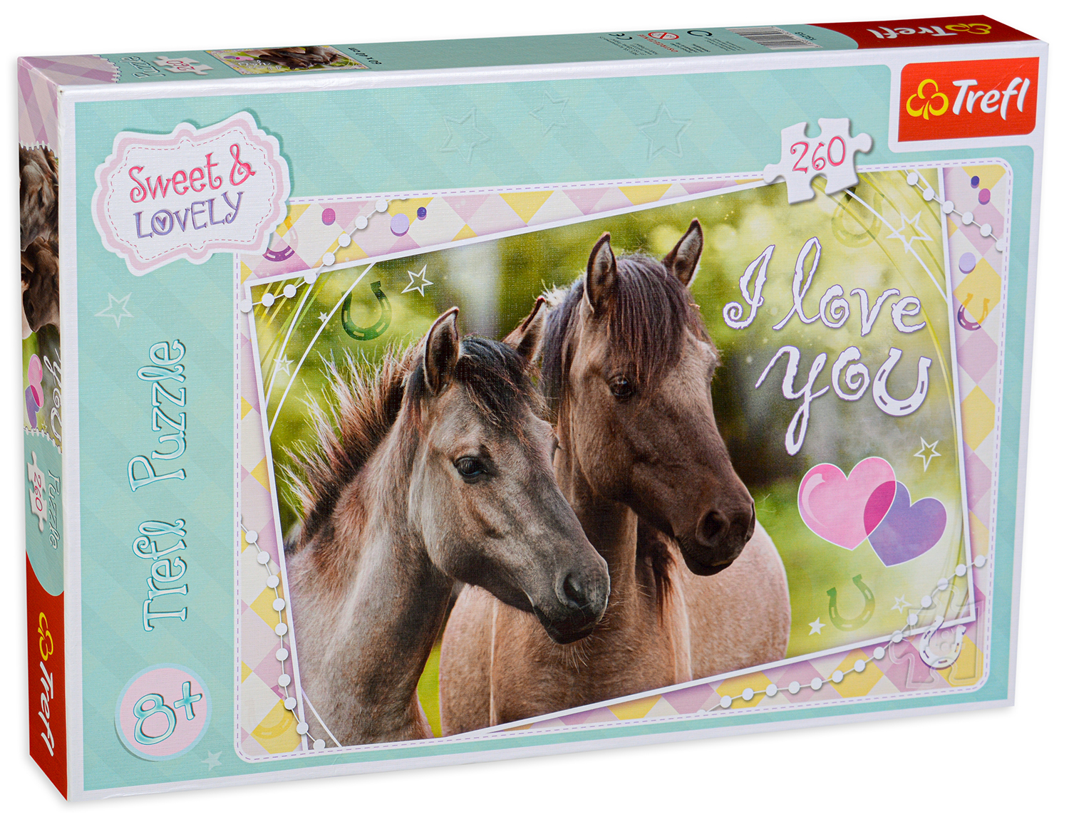 Пъзел Trefl от 260 части - Обичаме коне