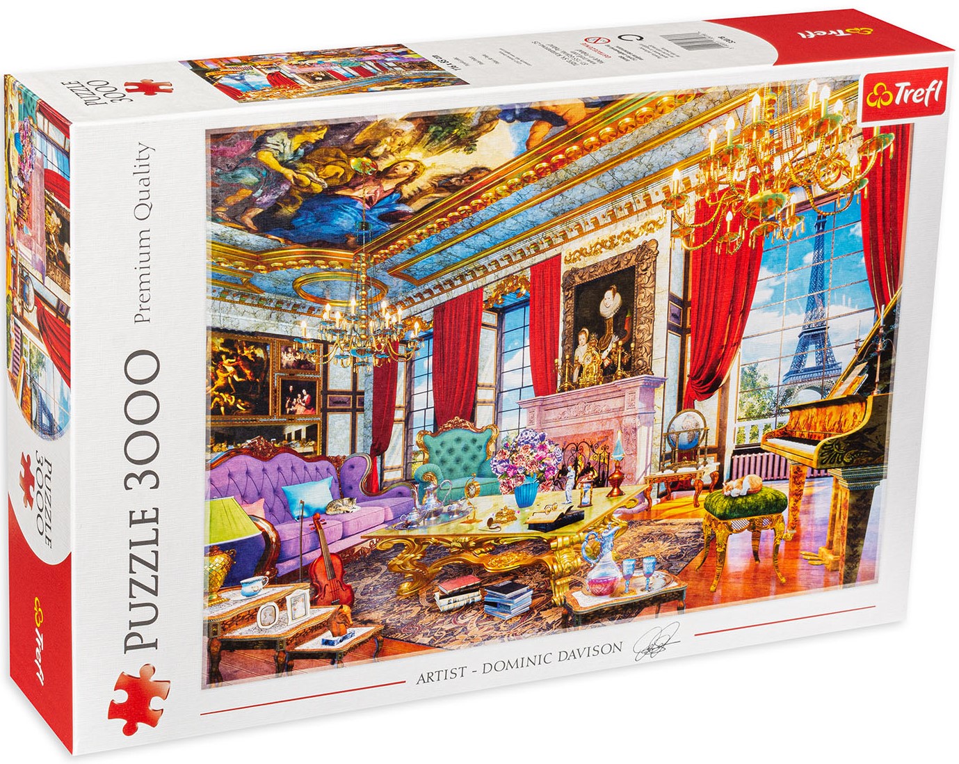 Пъзел Trefl от 3000 части - Дворец в Париж