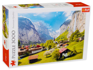 Пъзел Trefl от 3000 части - Красота в Швейцария