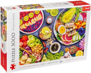 Пъзел Trefl от 3000 части - Вкусна трапеза