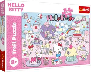 Пъзел Trefl от 300 части - Изследвай света на Хелоу Кити
