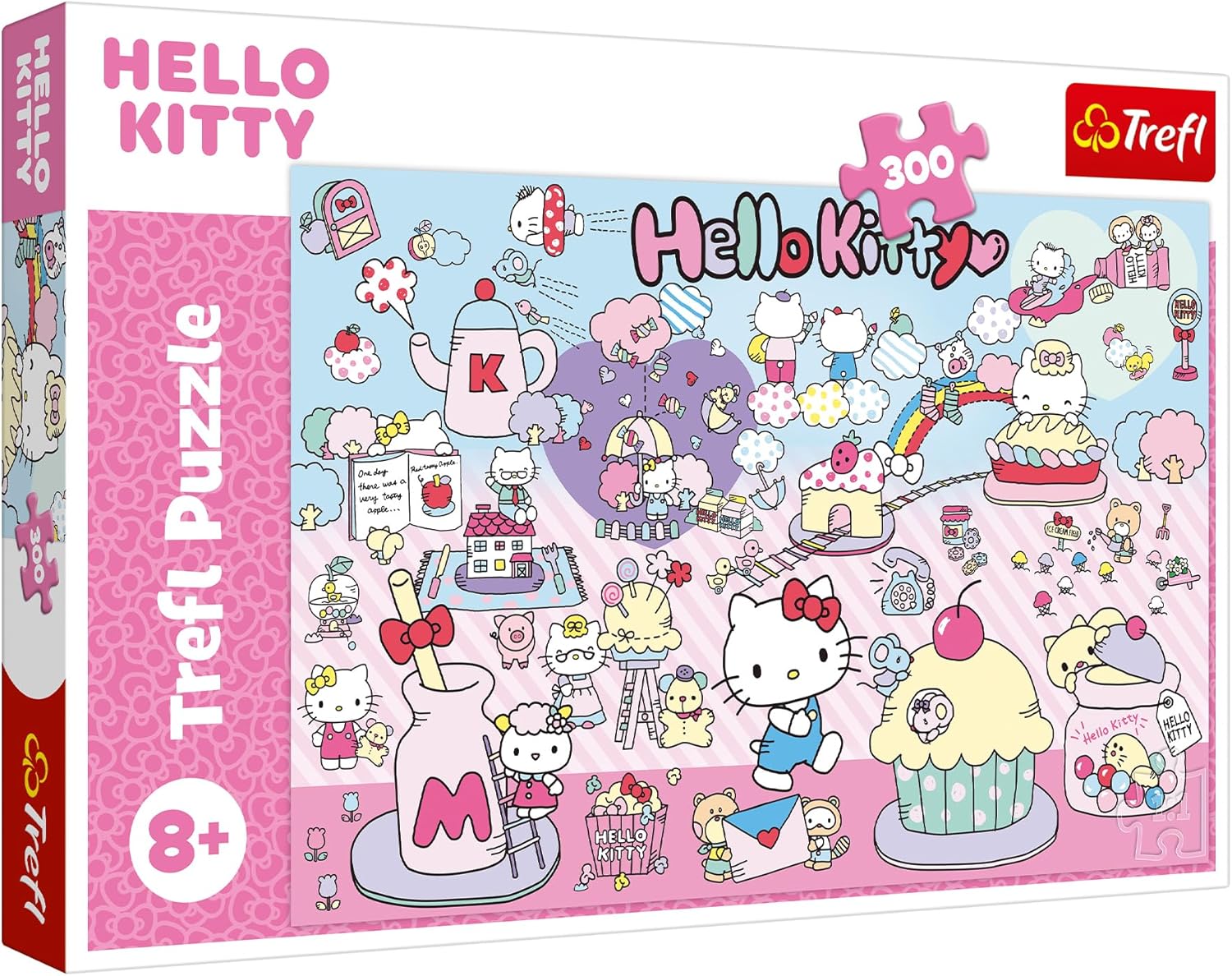 Пъзел Trefl от 300 части - Изследвай света на Хелоу Кити