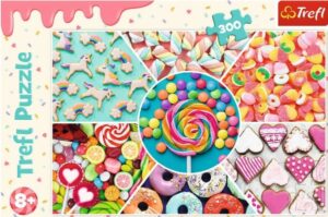 Пъзел Trefl от 300 части - Сладкиши