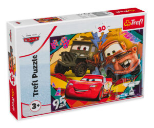 Пъзел Trefl от 30 части - Бързи коли