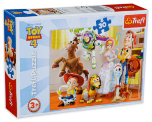 Пъзел Trefl от 30 части - Играта на играчките, Готови за игра