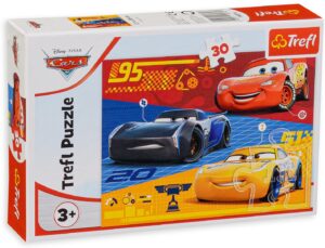 Пъзел Trefl от 30 части - Колите преди старта