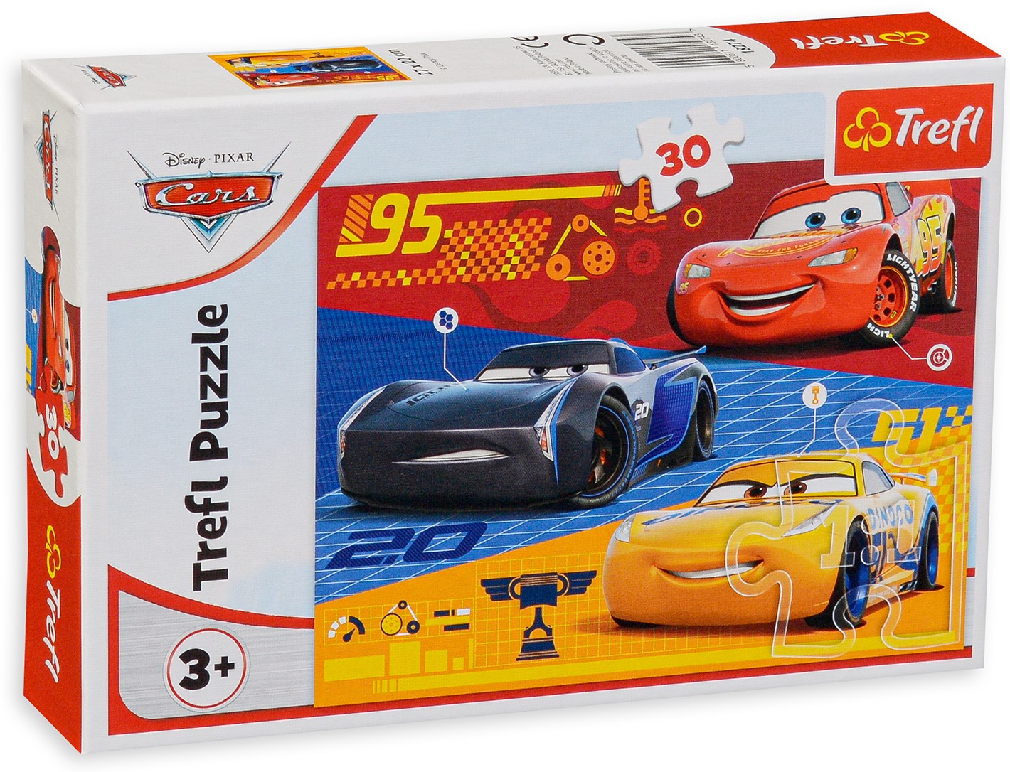 Пъзел Trefl от 30 части - Колите преди старта