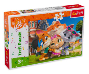 Пъзел Trefl от 30 части - Котешки приключения