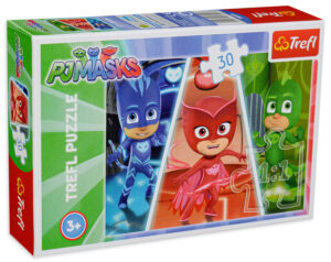 Пъзел Trefl от 30 части - PJ Masks, Смел отбор