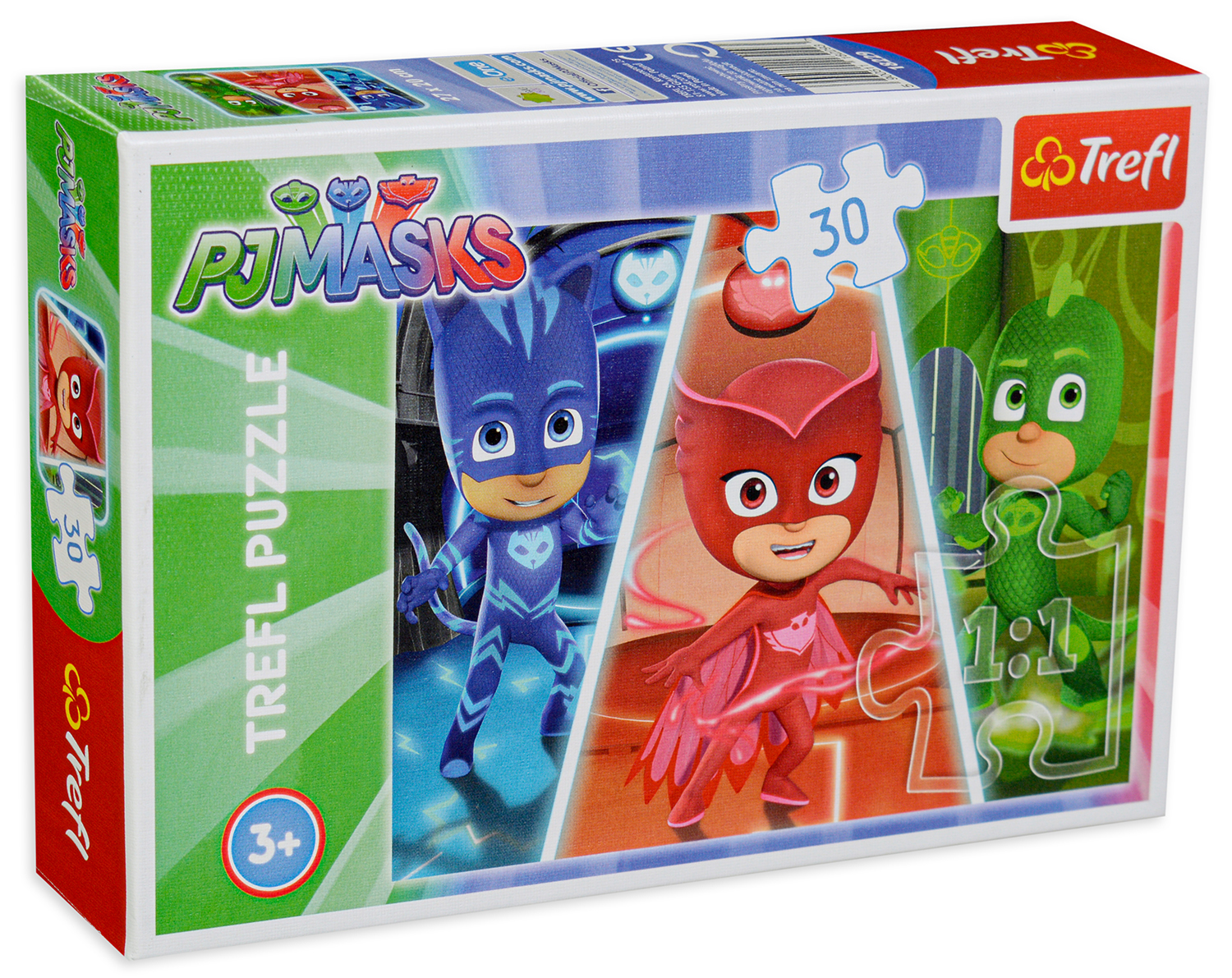 Пъзел Trefl от 30 части - PJ Masks, Смел отбор