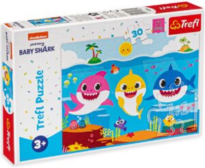 Пъзел Trefl от 30 части - Подводният свят на акулите