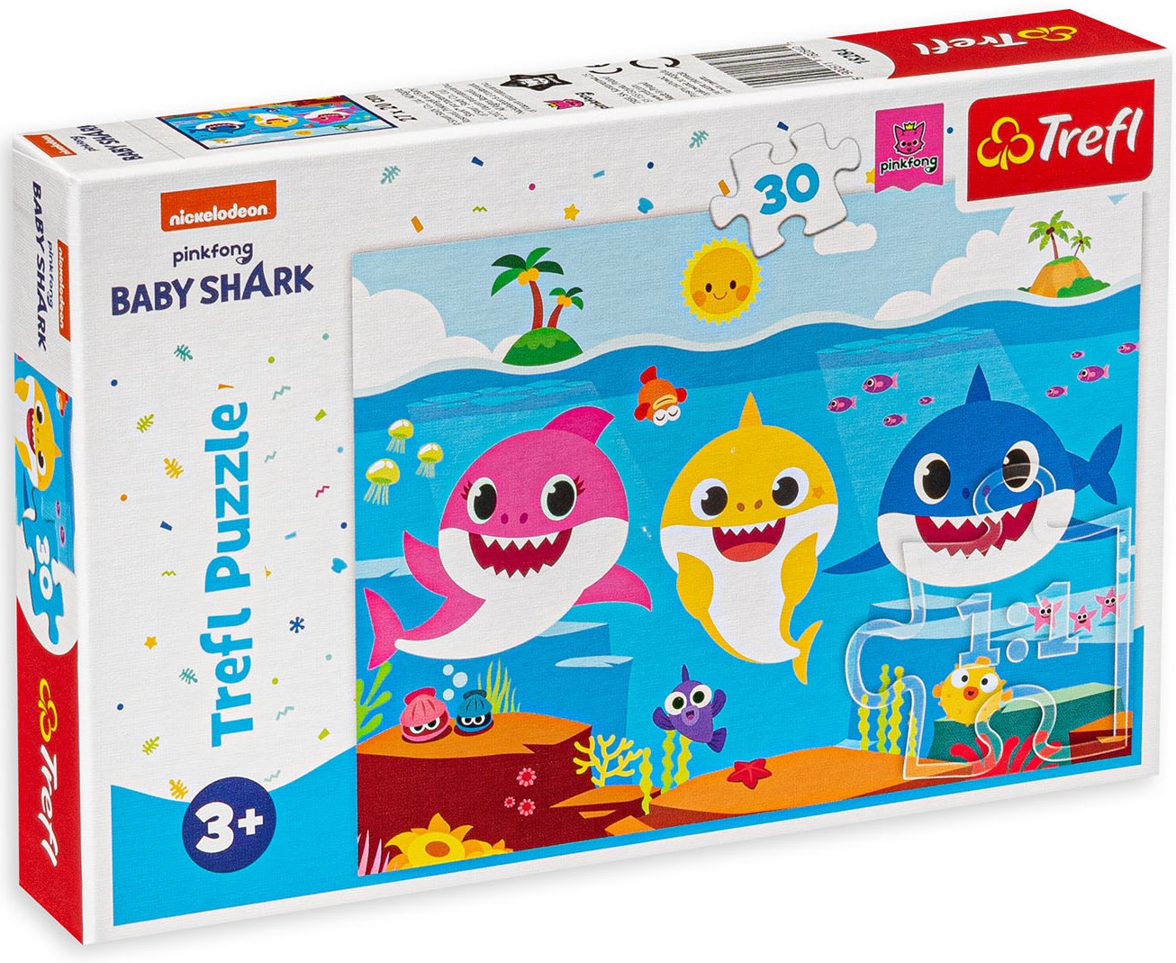 Пъзел Trefl от 30 части - Подводният свят на акулите