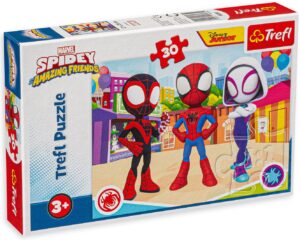 Пъзел Trefl от 30 части - Приключенията на Спайди