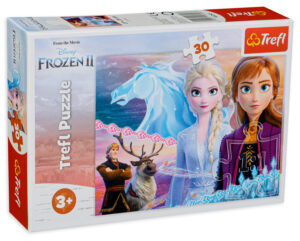 Пъзел Trefl от 30 части - Замръзналото кралство 2, Смелостта на сестрите