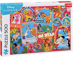 Пъзел Trefl от 500 части - Дисни: През годините