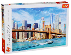 Пъзел Trefl от 500 части - Гледка от Ню Йорк
