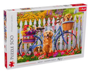 Пъзел Trefl от 500 части - Куче с колело