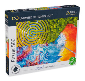 Пъзел Trefl от 500 части - Лабиринт от цветове