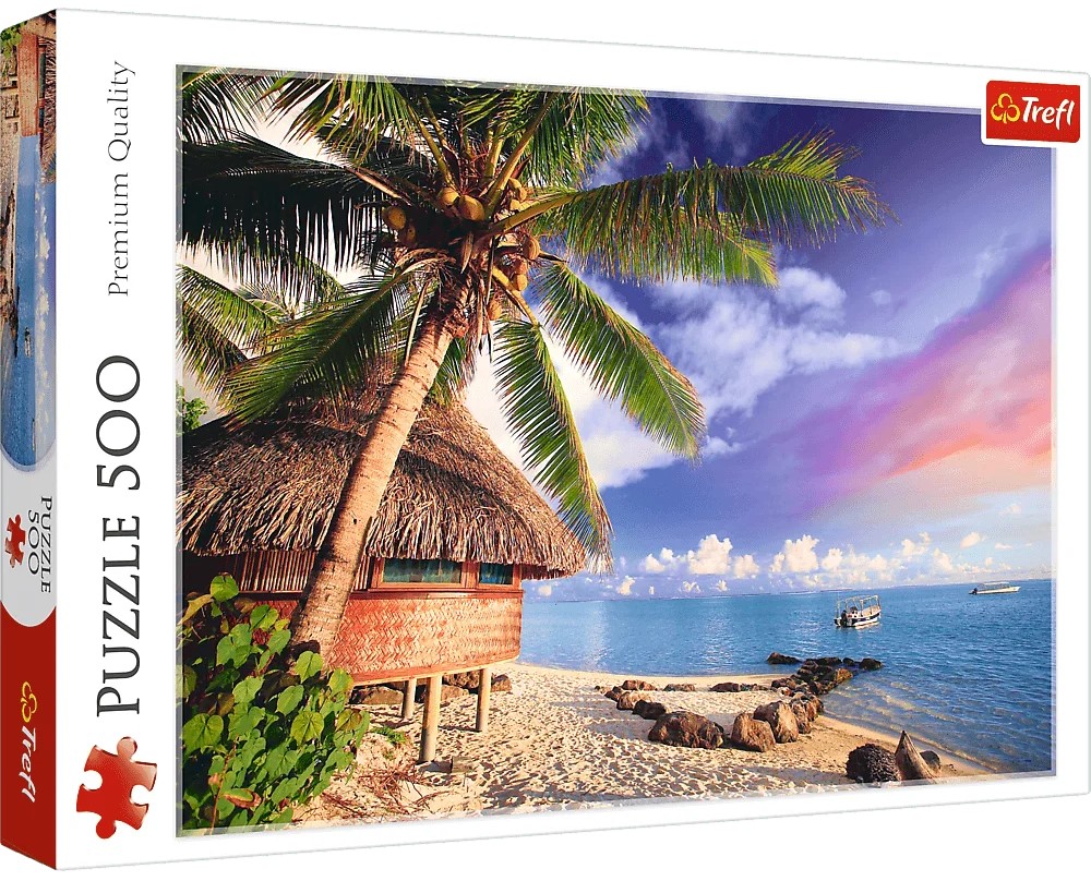 Пъзел Trefl от 500 части - Остров Бора Бора