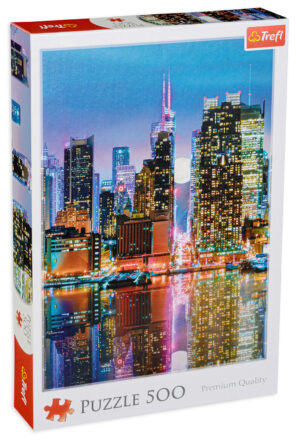 Пъзел Trefl от 500 части - Пълнолуние над Манхатън
