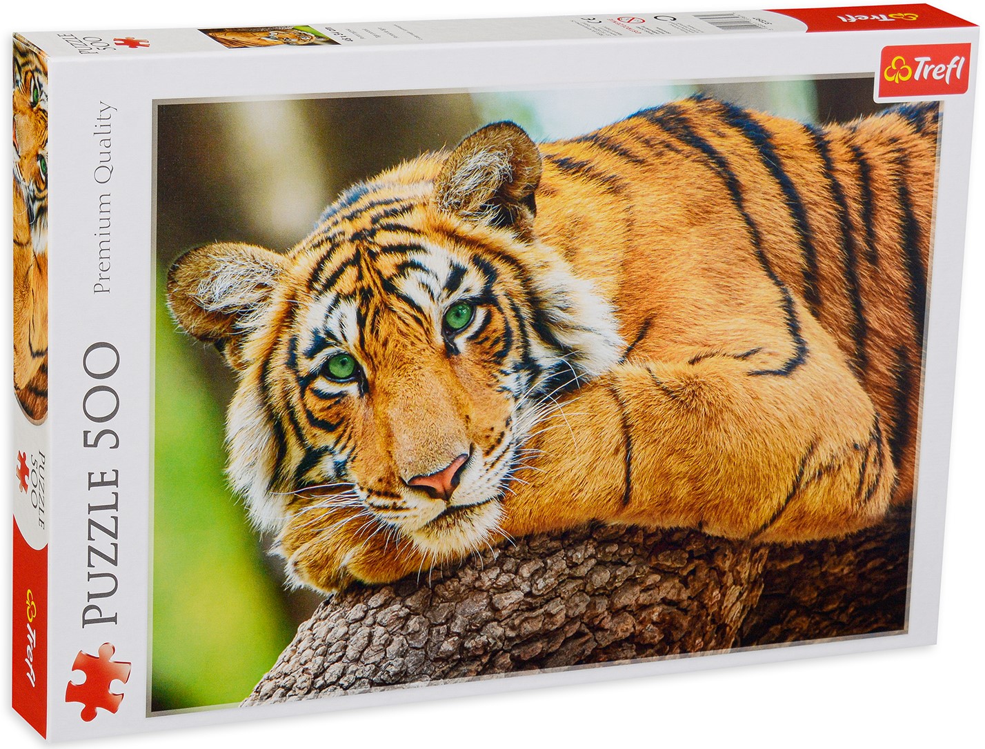 Пъзел Trefl от 500 части - Портрет на тигър
