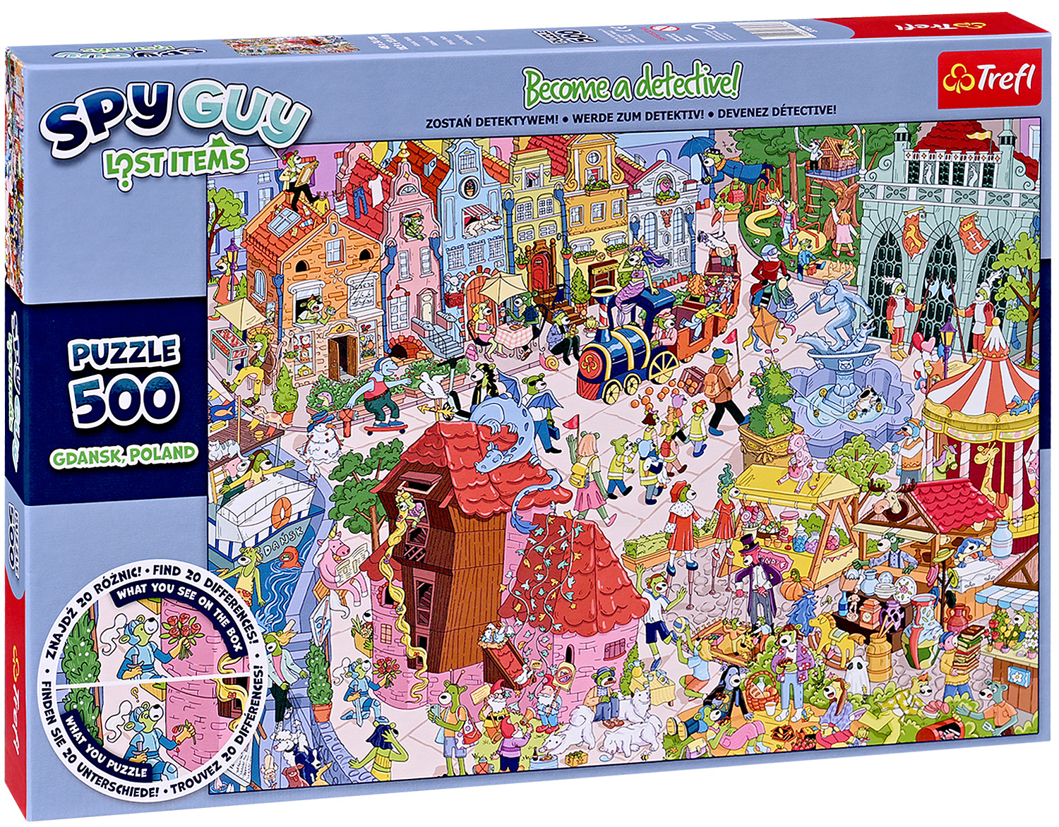 Пъзел Trefl от 500 части - Spy Guy, Гданск, Полша