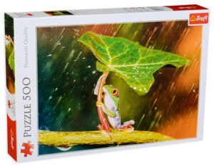 Пъзел Trefl от 500 части - Зелен чадър