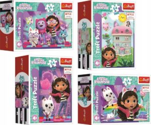 Мини пъзел Trefl от 54 мини части - Винаги е забавно с Габи, асортимент