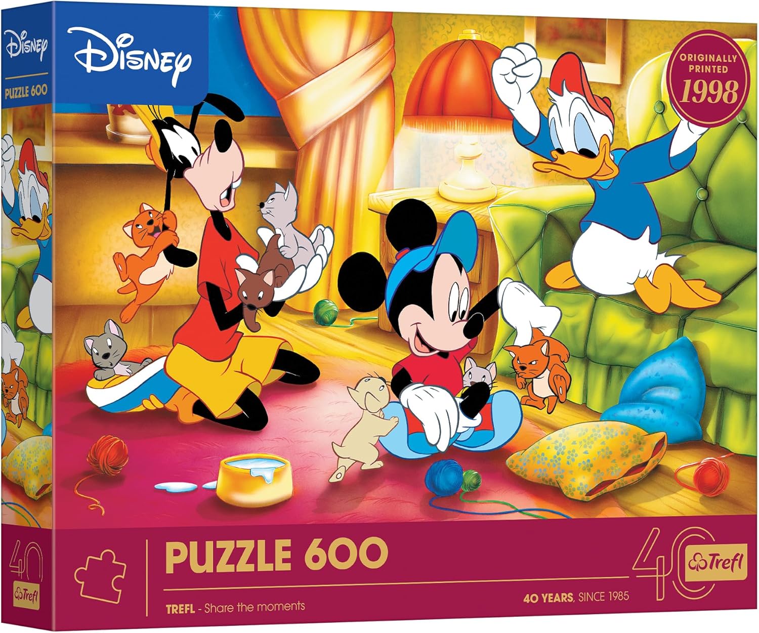 Пъзел Trefl от 600 части - Мики Маус и приятели
