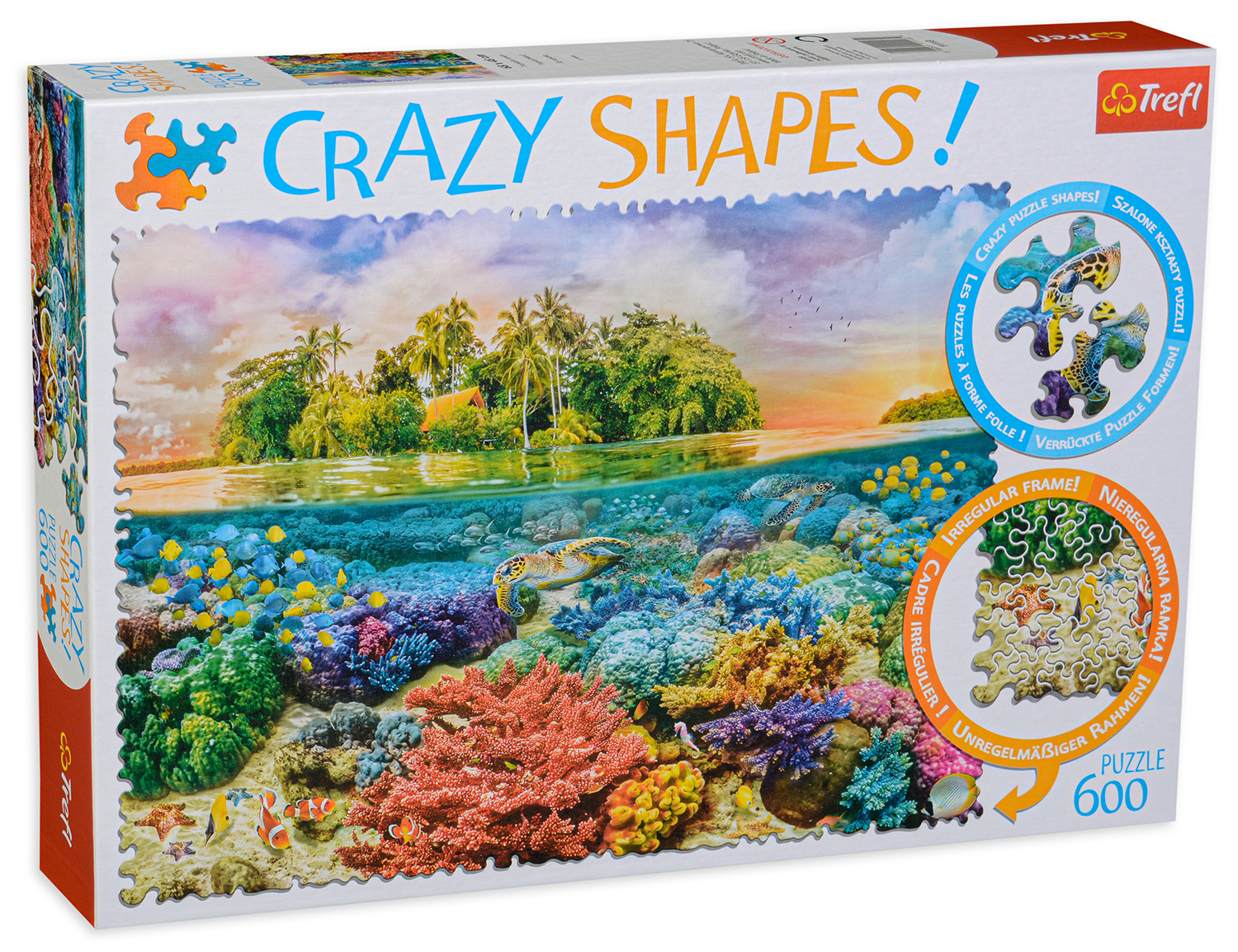 Пъзел Trefl от 600 части - Тропически остров