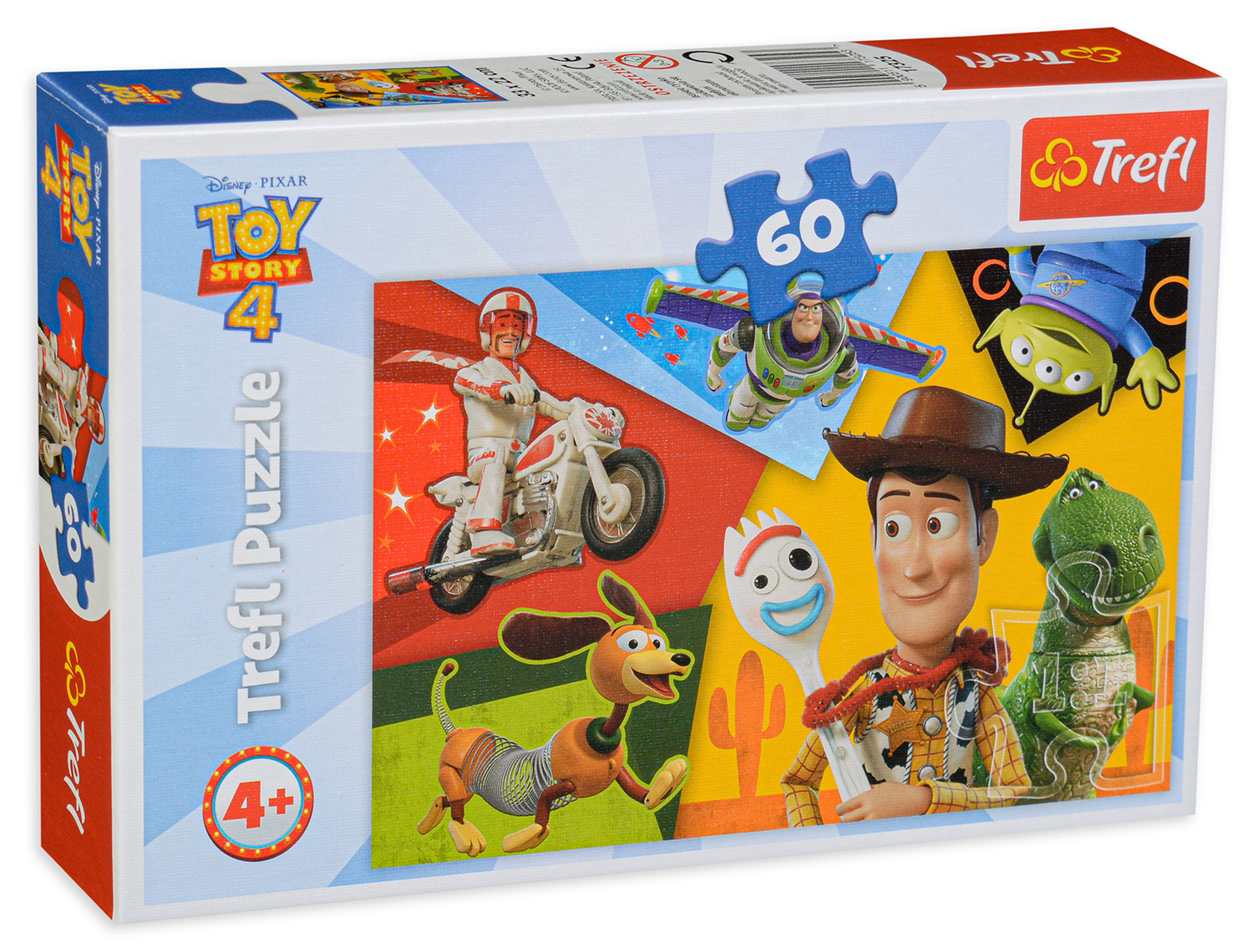 Пъзел Trefl от 60 части - Играта на играчките, Направени за игра