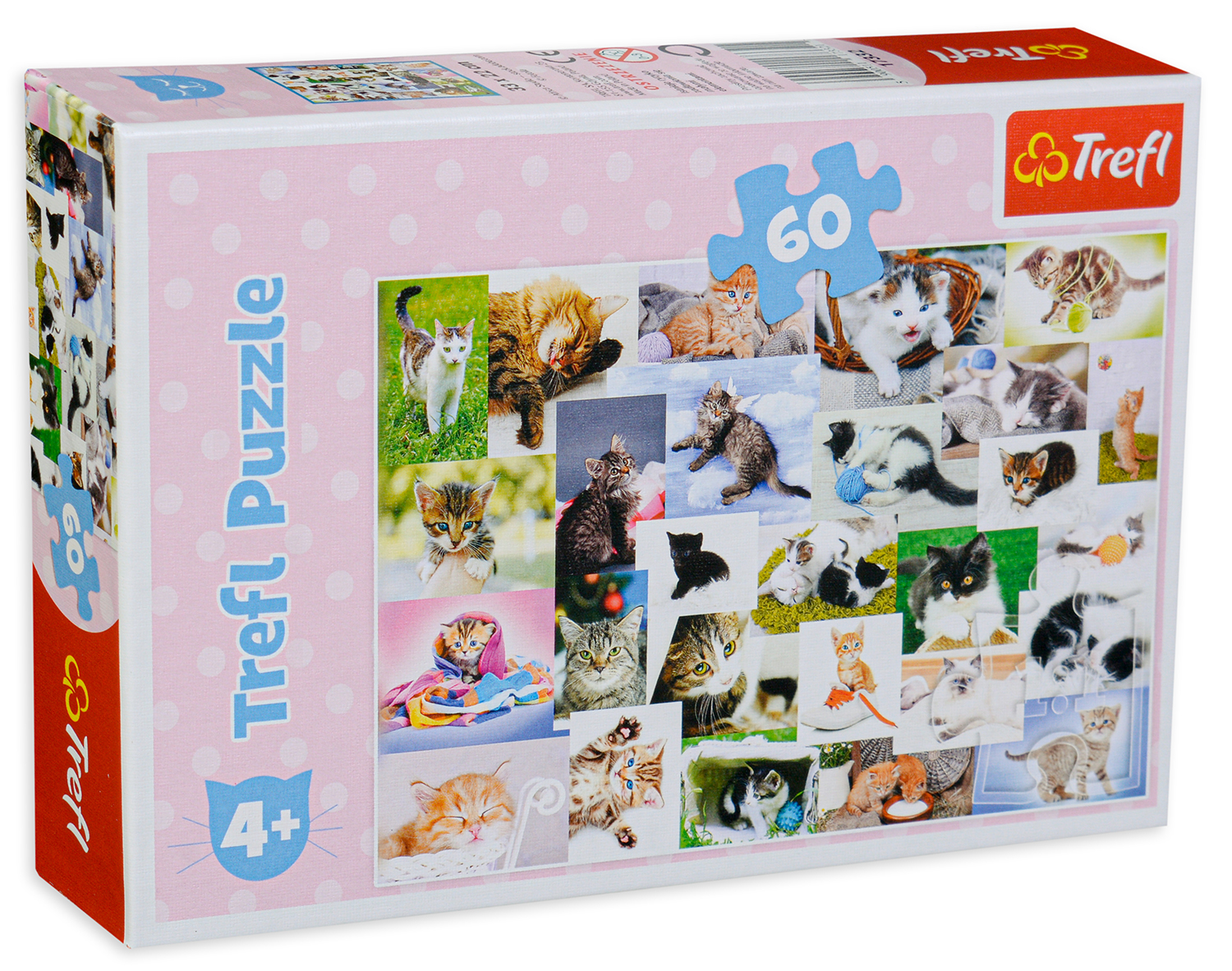 Пъзел Trefl от 60 части - Котешки свят