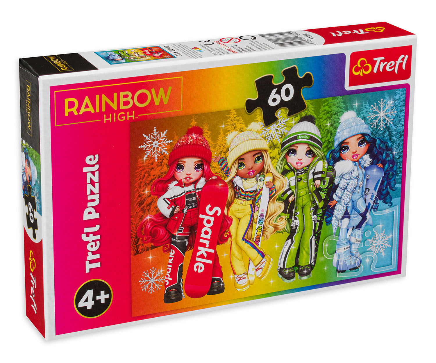 Пъзел Trefl от 60 части - Куклите от Рейнбоу Хай