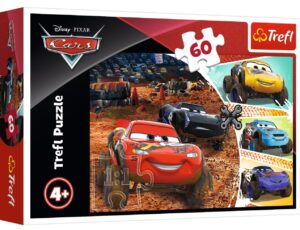 Пъзел Trefl от 60 части - Маккуин Светкавицата и приятели