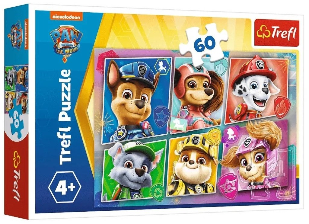 Пъзел Trefl от 60 части - Пес Патрул в действие