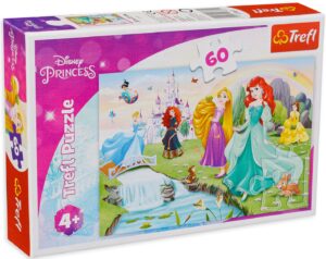Пъзел Trefl от 60 части - Посрещнете принцесите