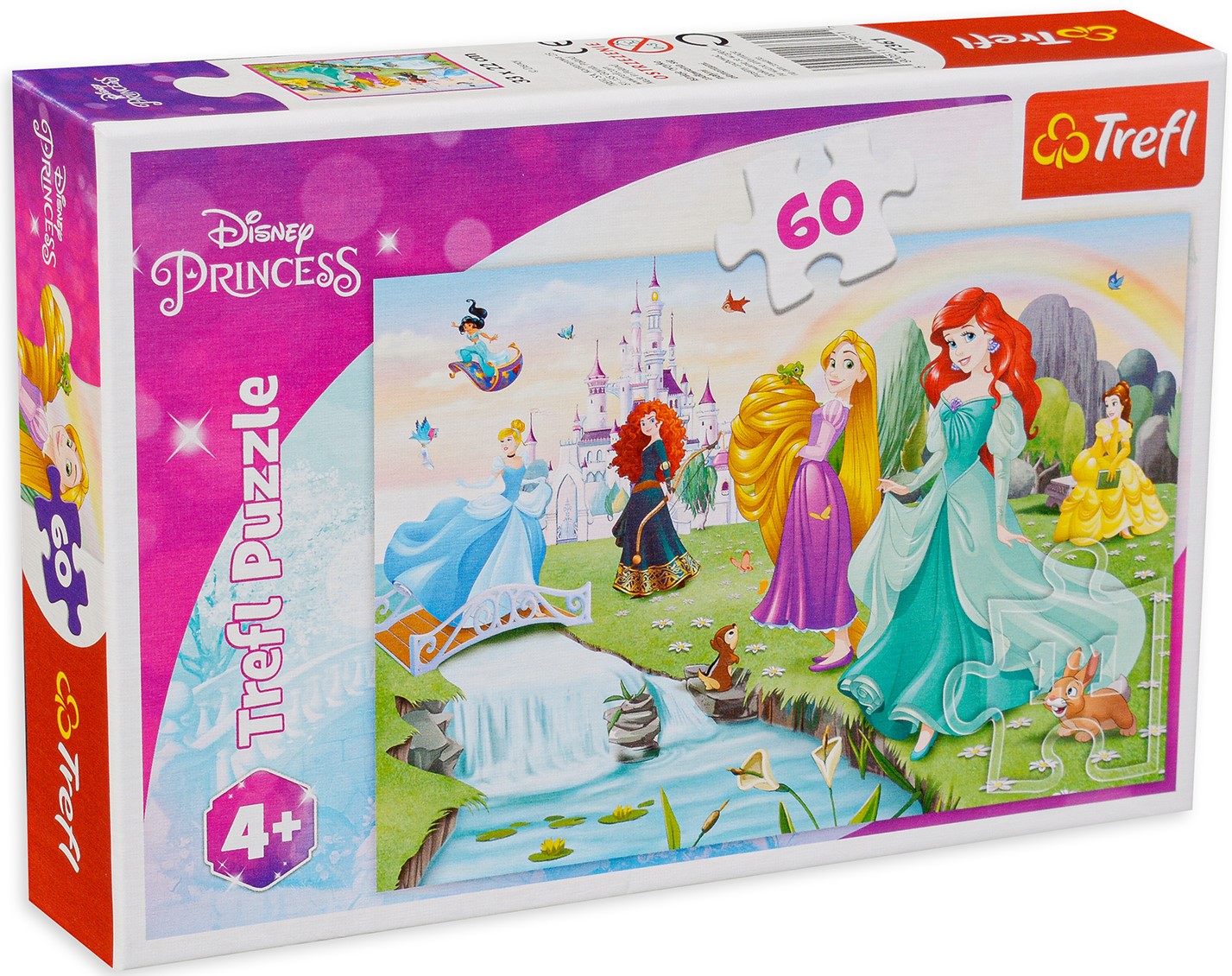 Пъзел Trefl от 60 части - Посрещнете принцесите